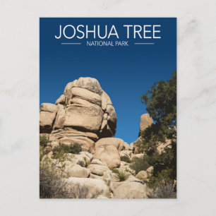 Cartão Postal Parque Nacional Joshua Tree Estrilizado Viagem