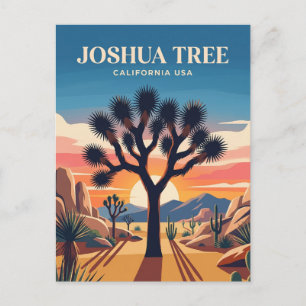 Cartão Postal Parque Nacional Joshua Tree EUA