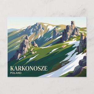 Cartão Postal Parque Nacional Karkonosze Polônia