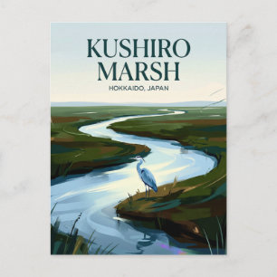 Cartão Postal Parque Nacional Kushiro Shitsugen Japão