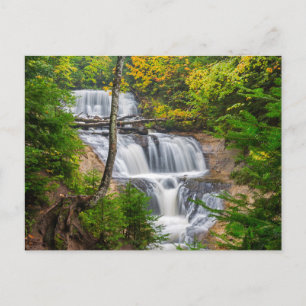 Cartão Postal Parque Nacional Lakeshore Rocks, Sable Falls