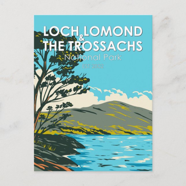 Cartão Postal Parque Nacional Loch Lomond e The Trossachs (Frente)