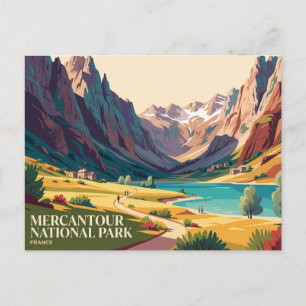 Cartão Postal Parque Nacional Mercantour França