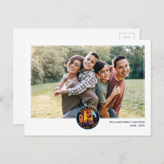 Cartão Postal Parque Nacional Mesa Verde (Frente/Verso)