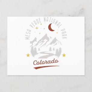 Cartão Postal Parque Nacional Mesa Verde Colorado Vintage
