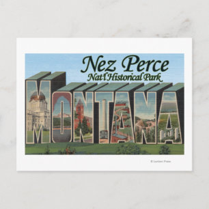 Cartão Postal Parque Nacional Nez Perce, Montana