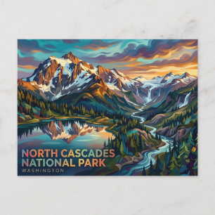 Cartão Postal Parque Nacional North Cascades EUA