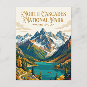 Cartão Postal Parque Nacional North Cascades Washington