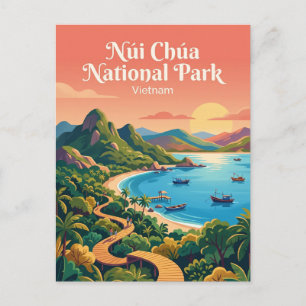 Cartão Postal Parque Nacional Núi Chúa Vietnam