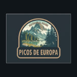 Cartão Postal Parque Nacional Picos de Europa Espanha<br><div class="desc">Picos de Europa design vetorial. É um Parque Nacional na cordilheira Picos de Europa,  no norte da Espanha. Está dentro dos limites de três comunidades autônomas,  Astúrias,  Cantábria e Castela e Leão.</div>
