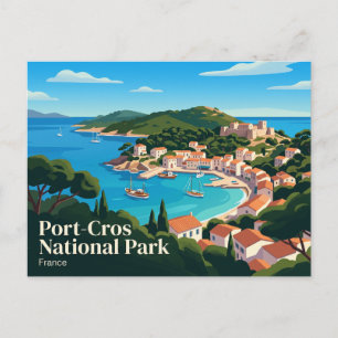 Cartão Postal Parque Nacional Port-Cros França