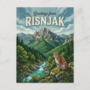 Cartão Postal Parque Nacional Risnjak Croácia
