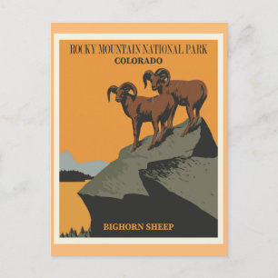 Cartão Postal Parque Nacional Rocky Mountain