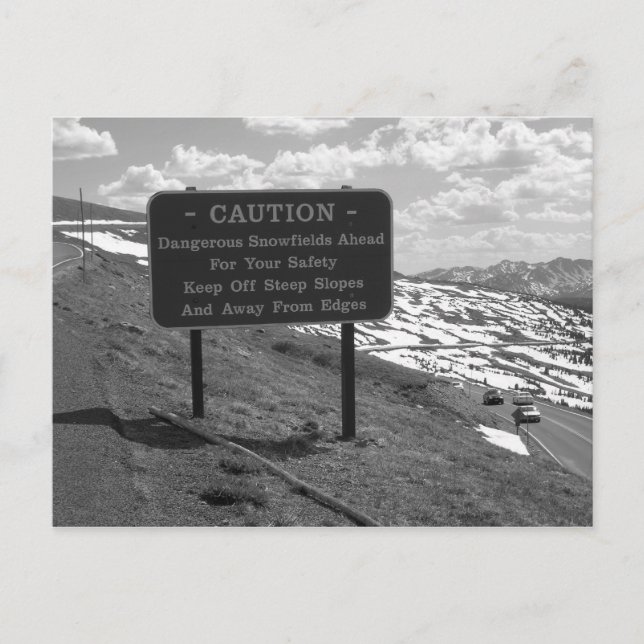 Cartão Postal Parque Nacional Rocky Mountain (Frente)