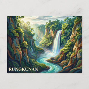 Cartão Postal Parque Nacional Rungkunan Filipinas