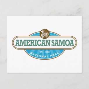 Cartão Postal Parque Nacional Samoa Americano