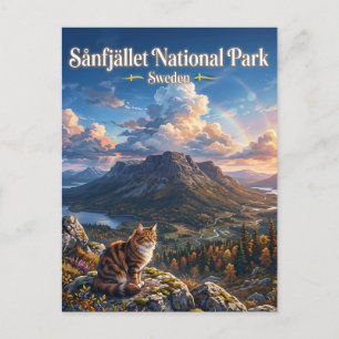 Cartão Postal Parque Nacional Sånfjället Suécia