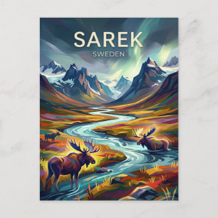 Cartão Postal Parque Nacional Sarek Suécia