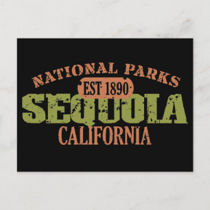 Cartão Postal Parque Nacional Sequoia