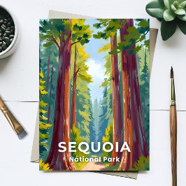 Cartão Postal Parque Nacional Sequoia | Viagens pela Califórnia