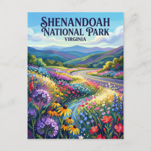 Cartão Postal Parque Nacional Shenandoah Virgínia