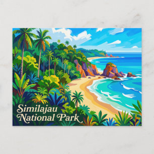 Cartão Postal Parque Nacional Similajau Malásia