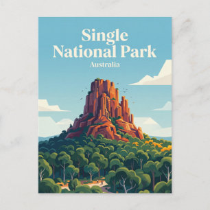 Cartão Postal Parque Nacional Single Austrália