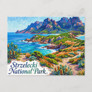 Cartão Postal Parque Nacional Strzelecki Austrália