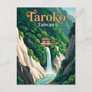 Cartão Postal Parque Nacional Taroko Taiwan