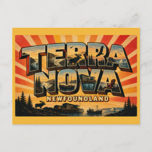 Cartão Postal Parque Nacional Terra Nova Terra Nova Canadá Mos