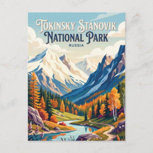 Cartão Postal Parque Nacional Tokinsky Stanovik Rússia