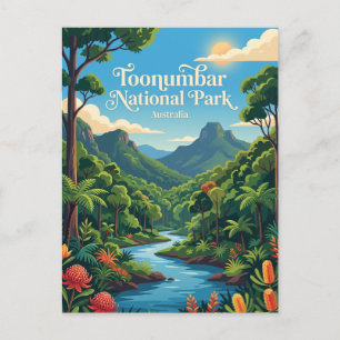 Cartão Postal Parque Nacional Toonumbar Austrália