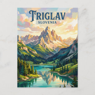 Cartão Postal Parque Nacional Triglav Eslovênia