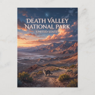 Cartão Postal Parque Nacional Vale da Morte, Califórnia/Nevada, 