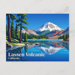 Cartão Postal Parque Nacional Vulcânico Lassen EUA
