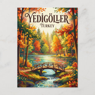 Cartão Postal Parque Nacional Yedigöller Turquia