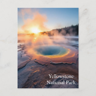 Cartão Postal Parque Nacional Yellowstone