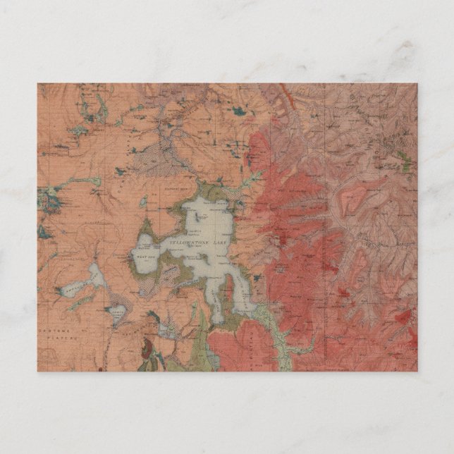 Cartão Postal Parque Nacional Yellowstone (Frente)