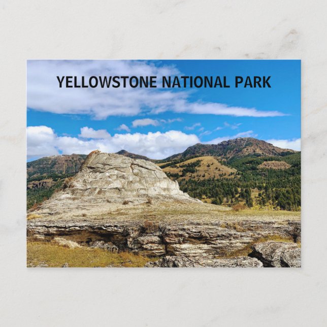 Cartão Postal Parque Nacional Yellowstone Wyoming (Frente)