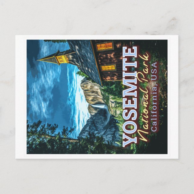 CARTÃO POSTAL PARQUE NACIONAL YOSEMITE - CALIFÓRNIA ESTADOS UNID (Frente)
