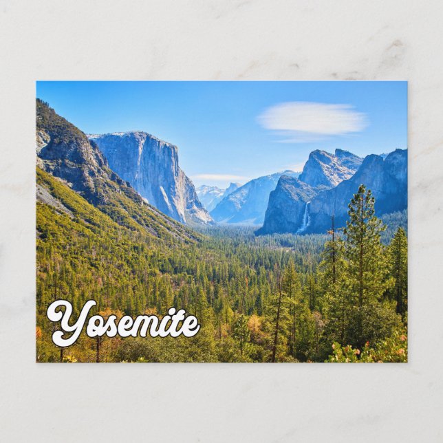 Cartão Postal Parque Nacional Yosemite, Califórnia, EUA (Frente)