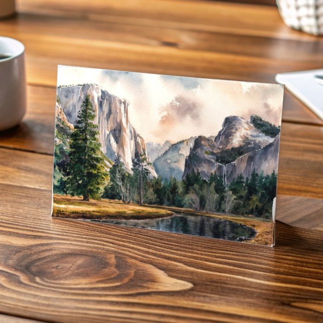 Cartão Postal Parque Nacional Yosemite, Pintura na Califórnia (Criador carregado)