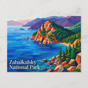 Cartão Postal Parque Nacional Zabaikalsky Rússia