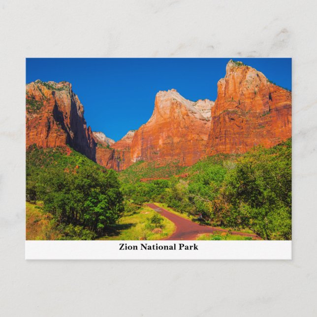 Cartão Postal Parque Nacional Zion (Frente)