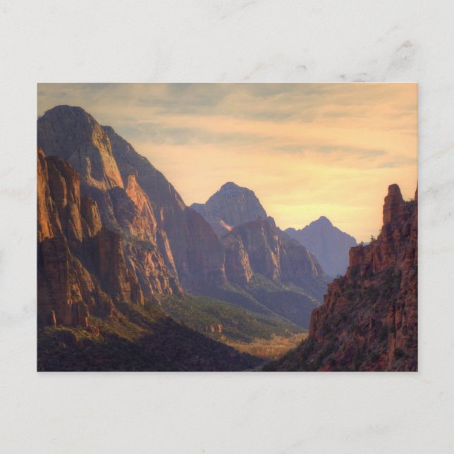 Cartão Postal Parque Nacional Zion (Frente)