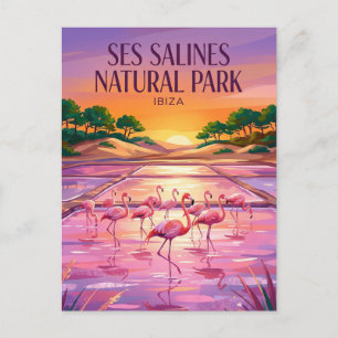 Cartão Postal Parque Natural de Ses Salines Espanha