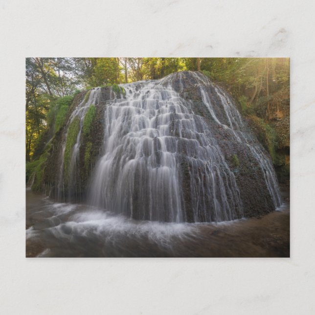 Cartão Postal Parque Natural del Monasterio - Waterfall (Frente)