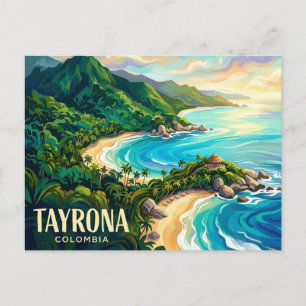 Cartão Postal Parque Natural Nacional Tayrona Colômbia