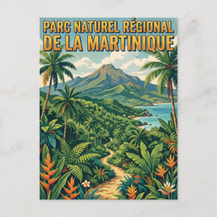 Cartão Postal Parque Natural Regional da Martinica França
