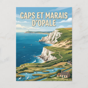 Cartão Postal Parque Natural Regional de Caps et Marais d'Opale